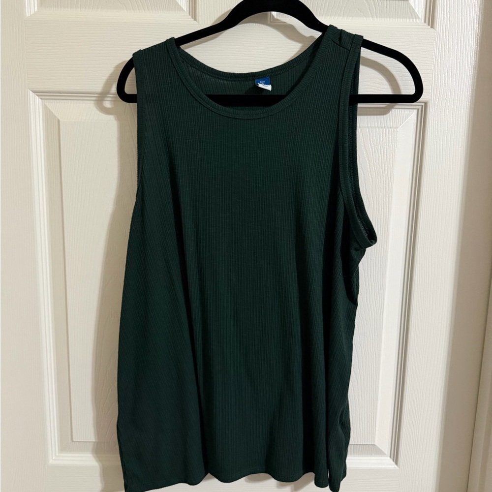 Old navy Sleeveless Dark Green Women's Top